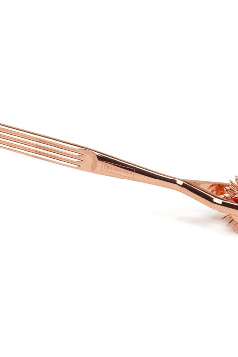 Three-Row Wartenberg Pinwheel Rose Gold