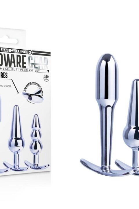 Hardware Gear 3 in 1 Metal Butt Plug Set II