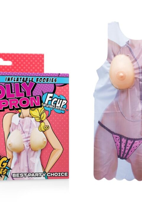 NOVELTY APRON WITH INFLATABLE BOOBIES