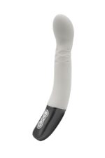 TITANZ 8" SILICONE RECHARGEABLE VIBRATOR IN IVORY WHITE - Image 4