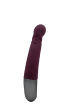 TITANZ 8" SILICONE RECHARGEABLE VIBRATOR IN RUBINE RED - Image 8