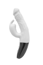 TITANZ 7" SILICONE RECHARGEABLE VIBRATOR IN IVORY WHITE - Image 6