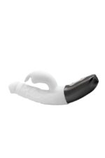 TITANZ 7" SILICONE RECHARGEABLE VIBRATOR IN IVORY WHITE - Image 10