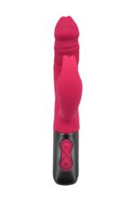 TITANZ 7" SILICONE RECHARGEABLE VIBRATOR IN PINK - Image 5