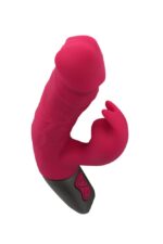 TITANZ 7" SILICONE RECHARGEABLE VIBRATOR IN PINK - Image 9