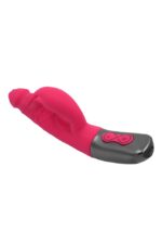 TITANZ 7" SILICONE RECHARGEABLE VIBRATOR IN PINK - Image 10