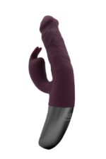 TITANZ 7" SILICONE RECHARGEABLE VIBRATOR IN RUBINE RED - Image 7