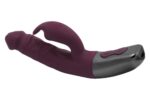 TITANZ 7" SILICONE RECHARGEABLE VIBRATOR IN RUBINE RED - Image 10