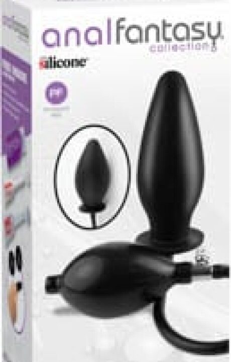 Inflatable Silicone Plug  Black