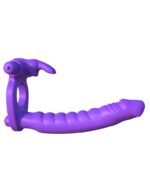 Silicone Double Penetrator Rabbit Purple - Image 2
