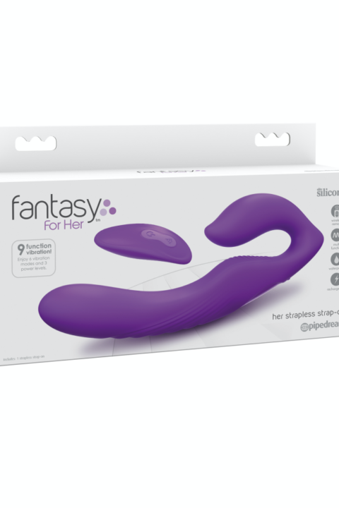 Her Ultimate Strapless Strap-On  Purple
