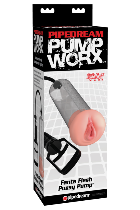 Fanta Flesh Pussy Pump  Clear/Light/Black
