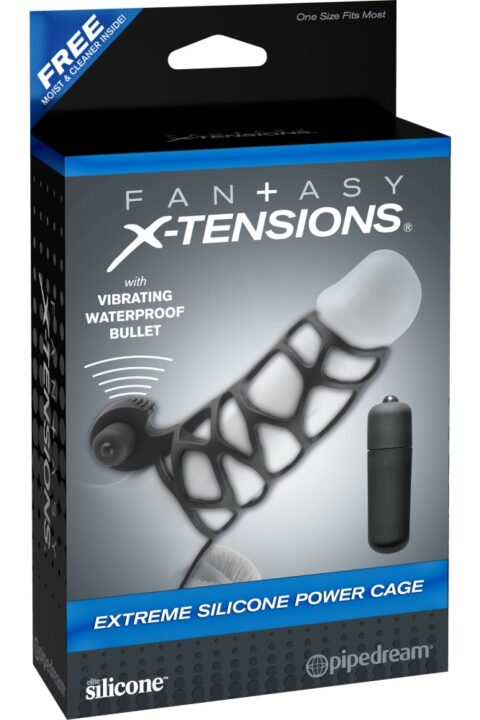 Extreme Silicone Power Cage  Black