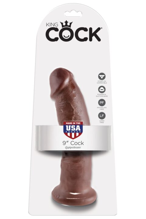 9" Cock  Brown