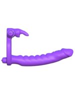 Silicone Double Penetrator Rabbit Purple - Image 5