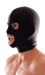 Spandex 3 Hole Hood Black - Image 3