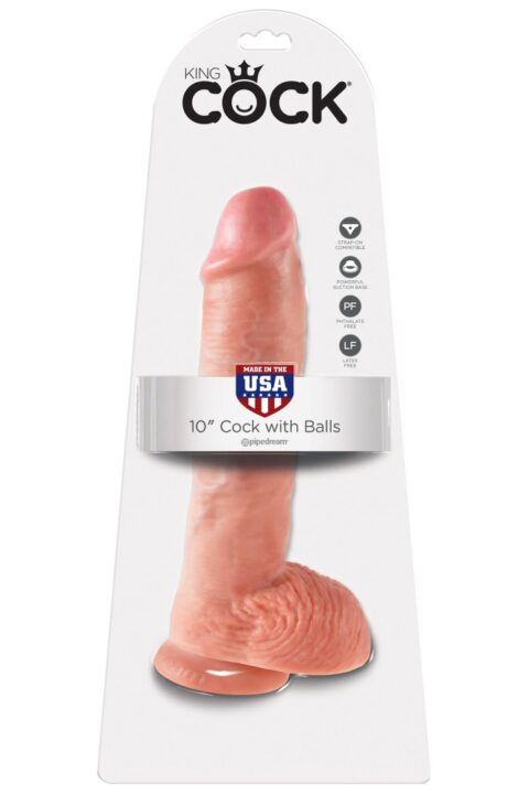 10" Cock with Balls  Light