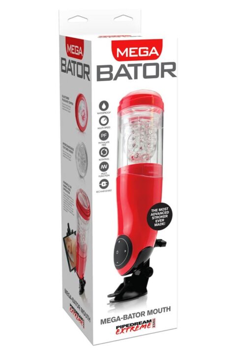 Mega-Bator Mouth  Red/Clear
