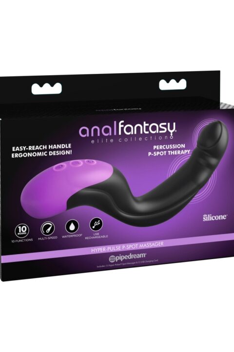 Hyper-Pulse P-Spot Massager Black/ Purple
