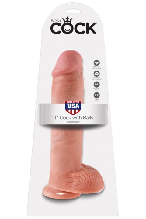 11" Cock with Balls  Light