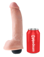 9" Squirting Cock with Balls Light - Image 4