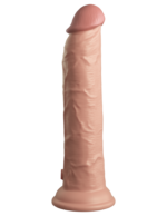 9" Dual Density Vibrating Silicone Cock with Remote  Light - Image 3