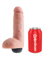 8" Squirting Cock with Balls  Light - Image 4