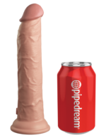 9" Dual Density Vibrating Silicone Cock with Remote  Light - Image 6