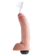 9" Squirting Cock with Balls Light - Image 2