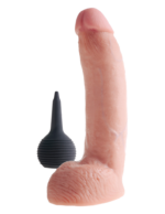 9" Squirting Cock with Balls Light - Image 3