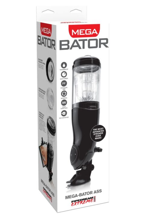 Mega-Bator Ass  Black/ Clear