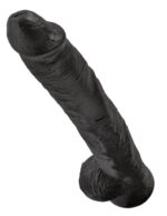 14" Cock with Balls  Black - Image 3