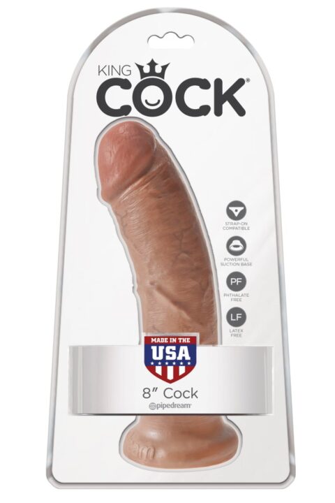 8" Cock  Tan