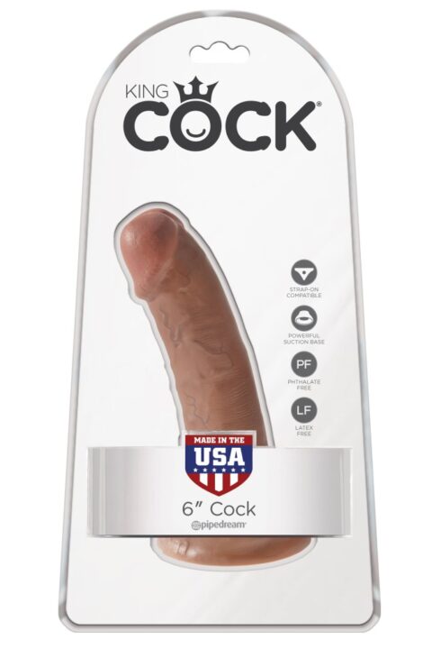 6" Cock  Tan