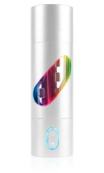 Rechargeable Roto-Bator Pussy  White/Clear/Multi - Image 2