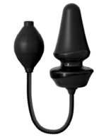 Inflatable Silicone Butt Plug  Black - Image 2