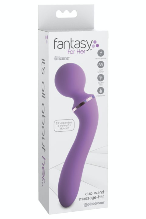 Duo Wand Massage-Her  Purple