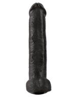15" Cock with Balls  Black - Image 2