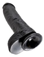 10" Cock with Balls  Black - Image 5