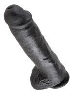 11" Cock with Balls Black - Image 4