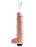 10" Squirting Cock with Balls  Light - Image 2