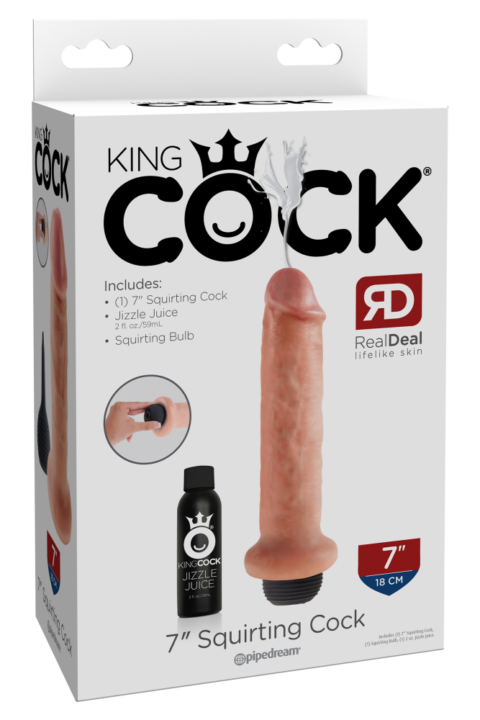 7" Squirting Cock  Light