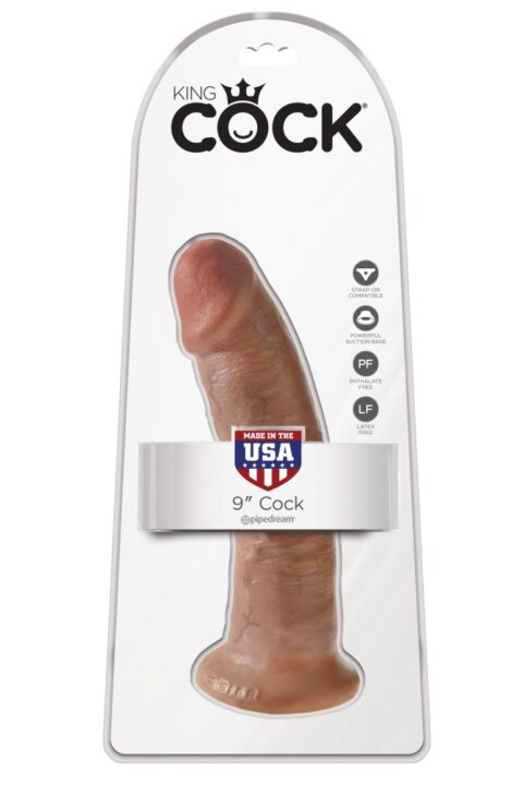9" Cock  Tan