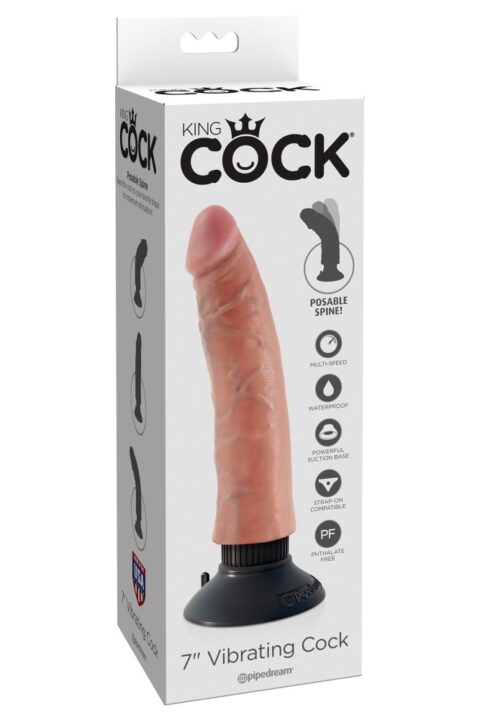 7" Vibrating Cock  Light