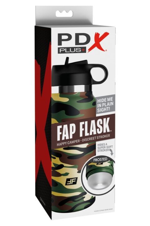 Fap Flask - Happy Camper Discreet Stroker