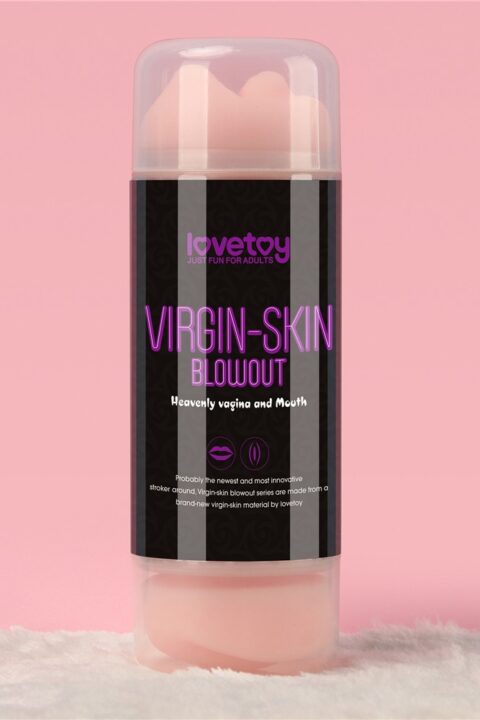 Virgin-skin Blowout Double Side Stroker Vagina and Mouth
