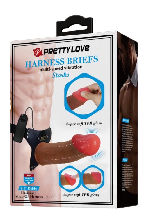 Pretty Love Stark Harness Briefs Brown