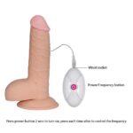 7.5" The Ultra Soft Dude - Vibrating Flesh - Image 6