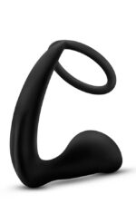 ANAL ADVENTURES COCK RING PLUG BLACK - Image 4
