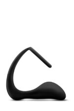 ANAL ADVENTURES COCK RING PLUG BLACK - Image 5